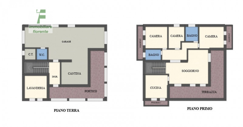SIGNORILE...COMODA AI SERVIZI A PIEDI...LIBERA SUBITO...SU UN LOTTO DI TERRENO DI CIRCA MQ 1.000....