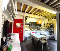 Endteil eines Bauernhauses mit Garten, Landschaft von Vinci, Toskana