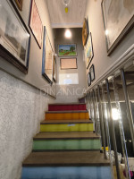 Endteil eines Bauernhauses mit Garten, Landschaft von Vinci, Toskana