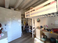 Endteil eines Bauernhauses mit Garten, Landschaft von Vinci, Toskana