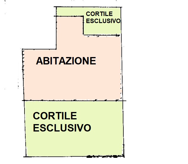 Interessante porzione centrale di casa a schiera, situata nella tranquilla e verde zona del Carmi...