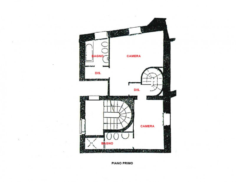 AMPIO TRICAMERE IN CONTESTO DI EX CONVENTO NEL CENTRO STORICO DI VICENZA - RIF. 8292 - EURO 395.0...
