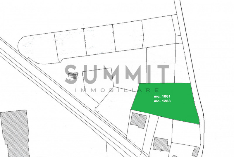 COLCERESA - VILLARASPA: in zona comoda ai servizi, TERRENO EDIFICABILE residenziale di 1061 mq. e...