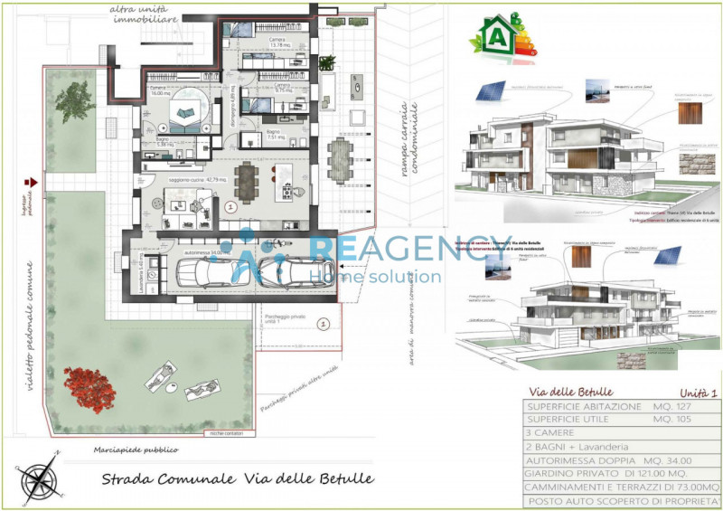 Scopri l'opportunità di vivere in un appartamento quadrilocale esclusivo, situato a Thiene in loc...