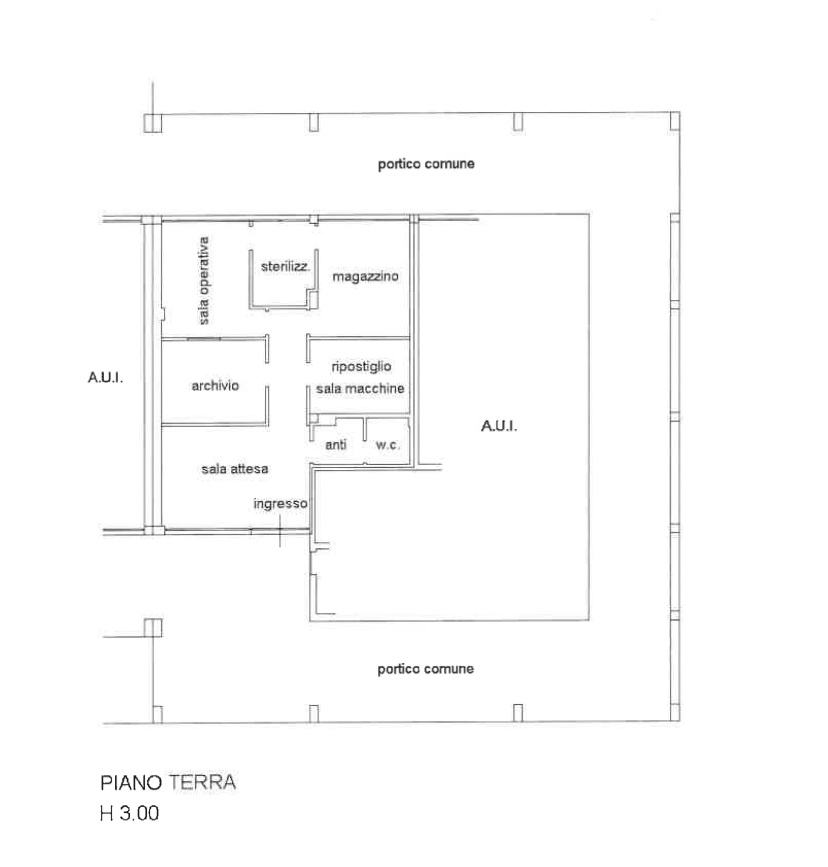 ARCELLA SAN GREGORIO NEGOZIO-UFFICIO organizzato già in 4 locali