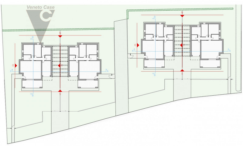 In zona centrale a Legnaro, a poca distanza dai principali servizi, proponiamo in vendita n.4 vil...