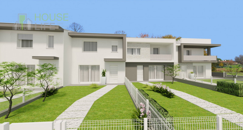 ISOLA VICENTINA: in zona residenziale posta ai confini con la campagna, nuova VILLETTA A SCHIERA ...