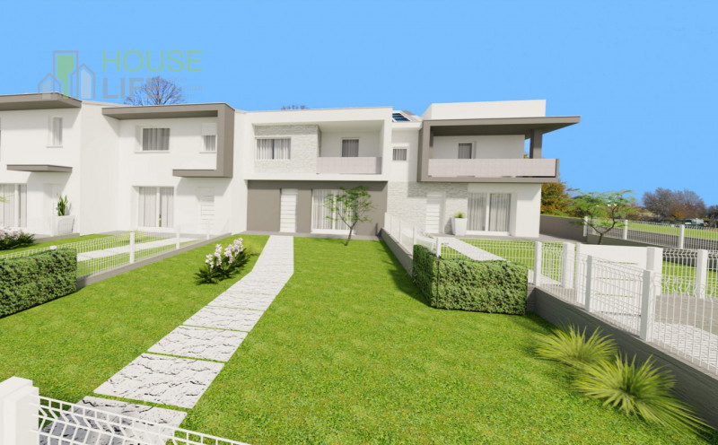 ISOLA VICENTINA: in zona residenziale posta ai confini con la campagna, nuova VILLETTA A SCHIERA ...