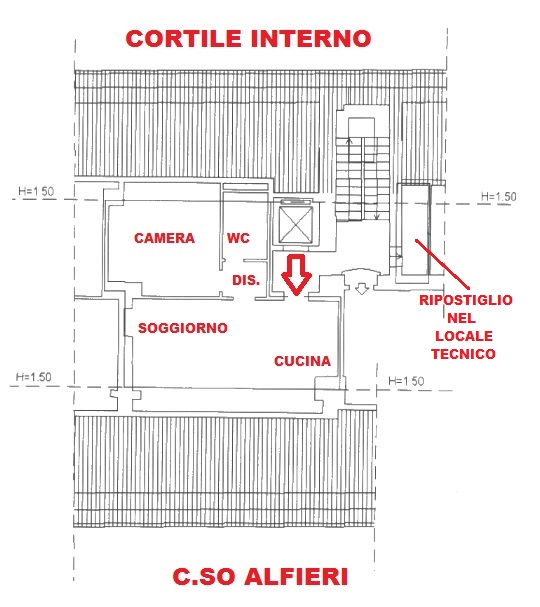 Appartamento in affitto a Asti