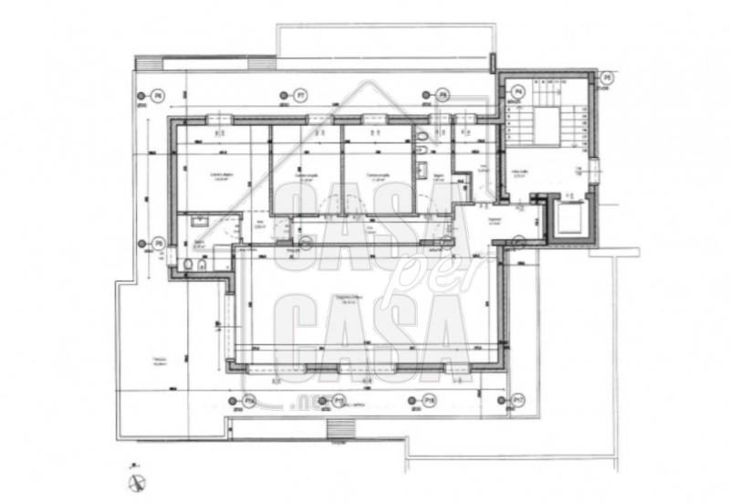Rif. A02 - in centro ad Abano Terme proponiamo super attico con vista colli. l'appartamento circo...