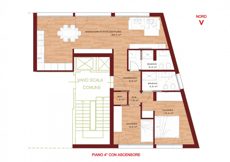 ESCLUSIVO ATTICO 2 CAMERE IN VIA SAN FERMO €.470.000 - rif.B470

Proponiamo in vendita un attico ...