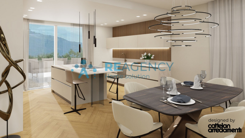 Scopri l'opportunità di vivere in un appartamento quadrilocale esclusivo, situato a Thiene in loc...