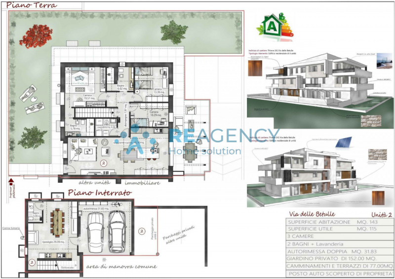 Scopri l'opportunità di vivere in un appartamento quadrilocale esclusivo, situato a Thiene in loc...