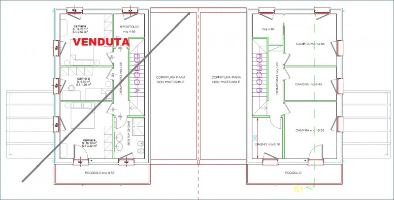 In esclusiva, proponiamo ultima porzione di villino bifamiliare situato nel cuore di Galliera Ven...