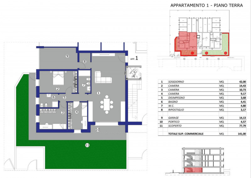 In vendita ad Albignasego nuovo appartamento pentalocale che si trova all'interno di un nuovo com...