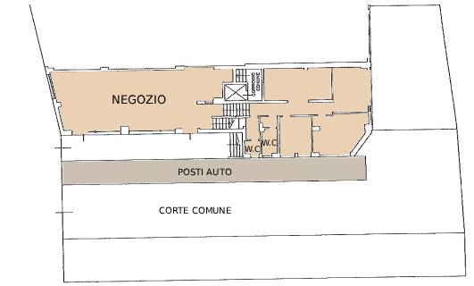In posizione di forte passaggio di Vicenza, Viale Milano, proponiamo in vendita tre ampi e lumino...