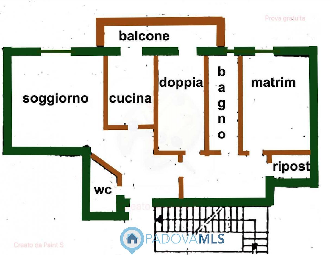 ALTICHIERO APPARTAMENTO 2 CAMERE 2 BAGNI