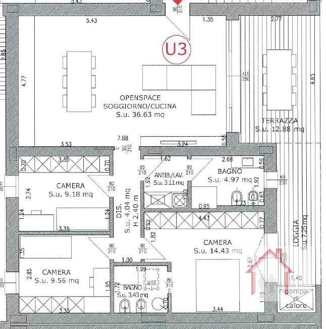Situati nel cuore di Povegliano, proponiamo in vendita questo splendido appartamento quadrilocale...