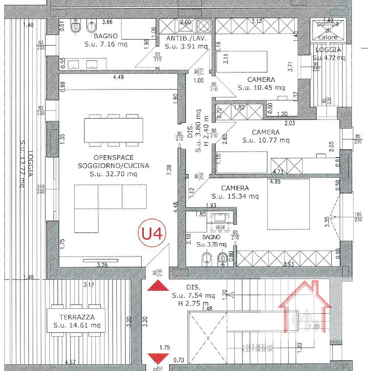 Situati nel cuore di Povegliano, proponiamo in vendita questo splendido appartamento quadrilocale...