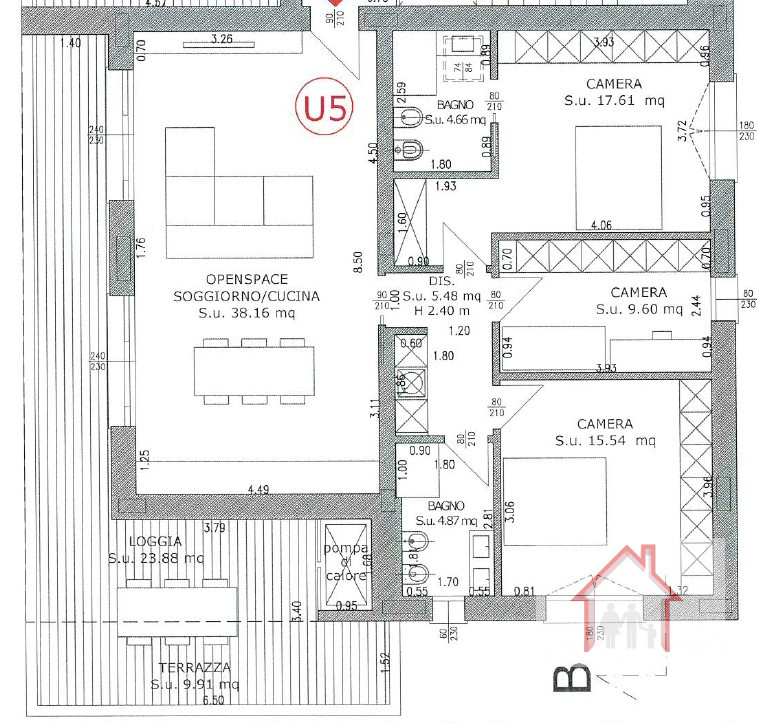 Situati nel cuore di Povegliano, proponiamo in vendita questo splendido appartamento quadrilocale...