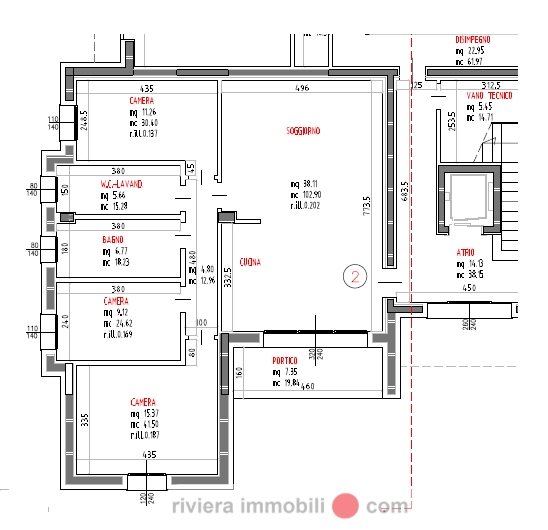 Appartamento in vendita a Carbonera