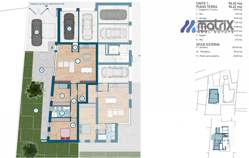 Appartamento Vigonovo Centro €. 240.000  con giardino 260 mq . più plateattico di 40 mq
Nel centr...