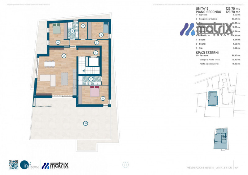 Attico Vigonovo Centro €. 290.000 Terrazzo 87 mq. Secondo e ultimo piano 

Nel centro di Vigonovo...