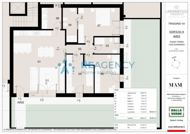 Stai cercando un NUOVO APPARTAMENTO TRICAMERE CON GIARDINO IN CLASSE A4??

(Approfitta dell'ultim...