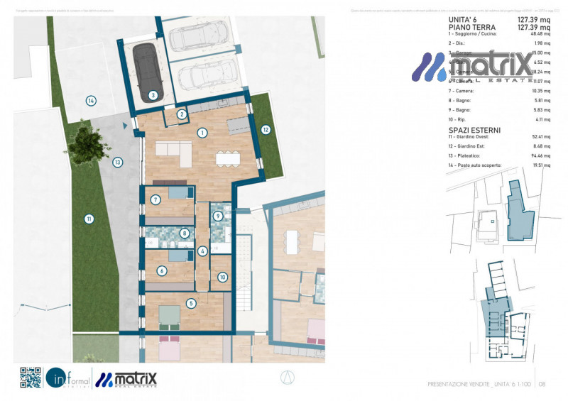 Appartamento Vigonovo Centro €. 260.000  3 camere con giardino 156 mq . compreso plateattico
Nel ...