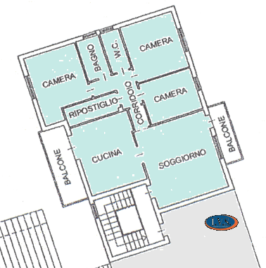 Camisano Vicentino (VI) in centro paese, su vano scala di sole 4 unità al secondo e ultimo piano ...