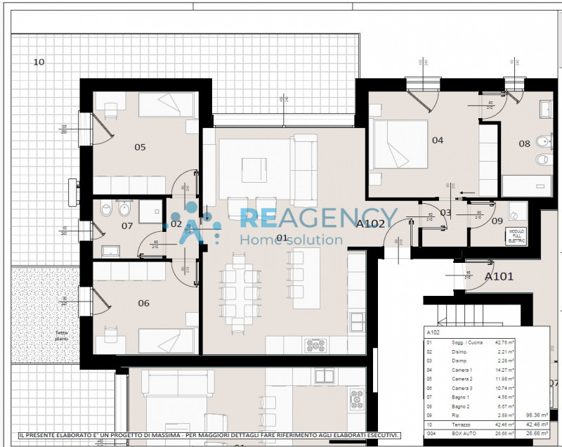 Stai cercando un NUOVO APPARTAMENTO TRICAMERE CON GRANDE TERRAZZO ABITABILE IN CLASSE A4??

THIEN...