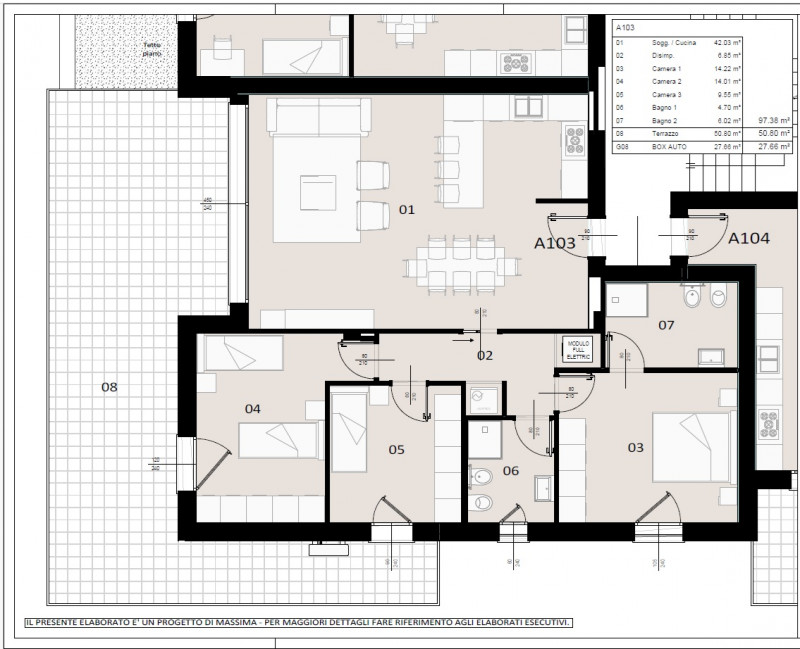 Stai cercando un NUOVO APPARTAMENTO TRICAMERE CON GRANDE TERRAZZO ABITABILE IN CLASSE A4??

THIEN...