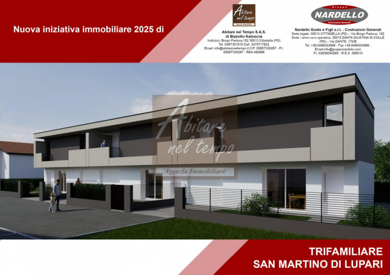 SAN MARTINO DI LUPARI (PD) - VIA GARIBALDI

In esclusiva proponiamo tre unità trifamiliari proget...