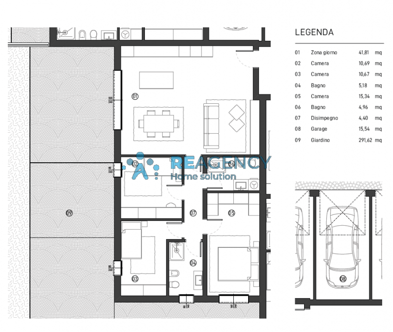 In una zona verde e tranquilla, all’interno di un quartiere privato, sta per nascere un elegante ...