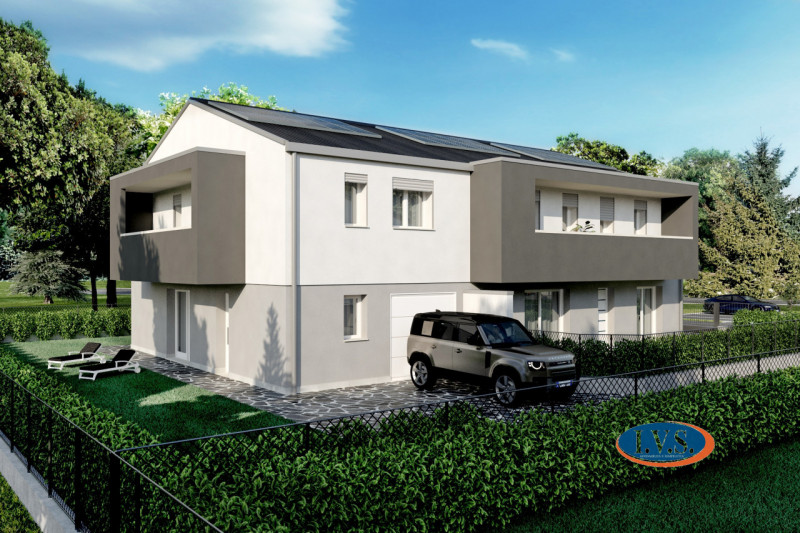 A CERVARESE SANTA CROCE (PD)- località di FOSSONA, proponiamo un’esclusiva porzione di TRIFAMILIA...