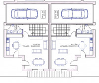 COMPOSIZIONE:
Trifamiliare di nuova costruzione, sviluppata su due livelli: ampia zona giorno con...