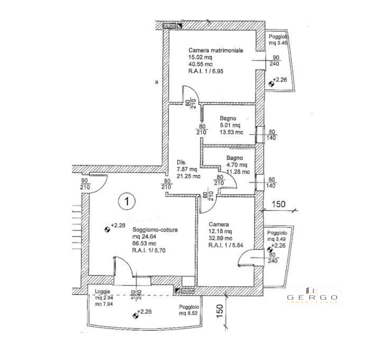 Appartamento seminuovo arredato Albignasego