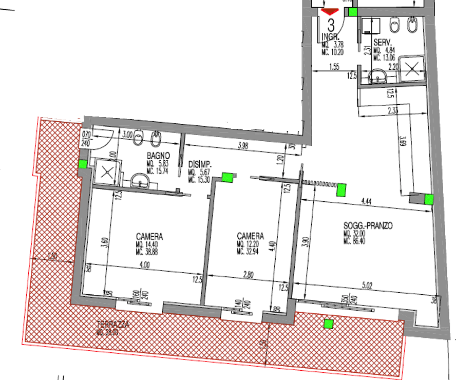Appartamento in vendita a Padova