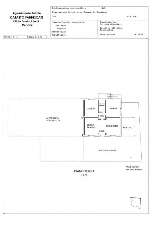 In una zona tranquilla e immersa nel verde a Santa Maria, frazione di Veggiano, ti attende una so...