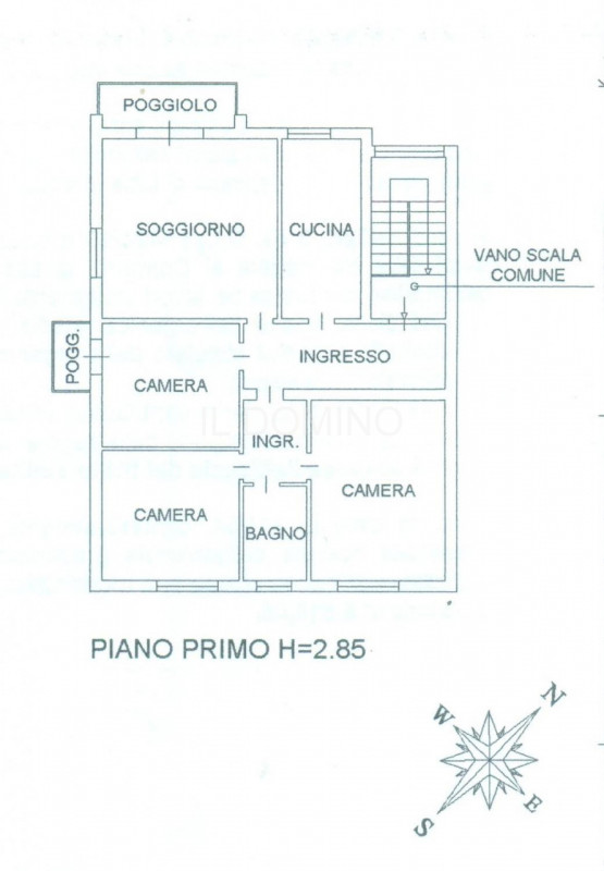 Su palazzina di solo 2 unità, in centro alla Sacra Famiglia, libero da subito appartamento arreda...