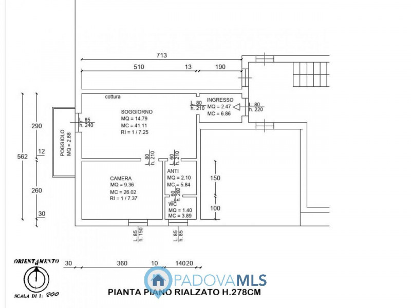 Immobile in esclusiva al Gruppo Padova MLS
Sei alla ricerca di un bell'appartamentino in zona CAV...