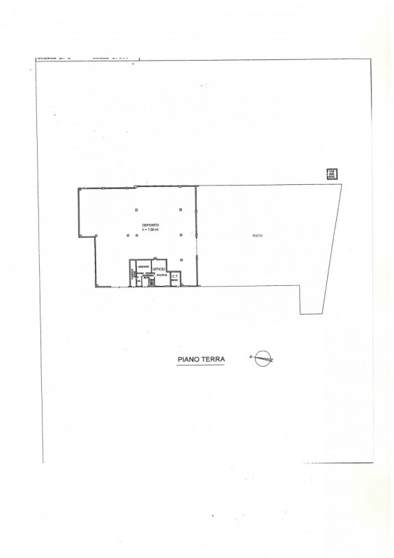 CALDOGNO: CAPANNONE INDUSTRIALE SINGOLO di mq 2300 circa H 6,00 sotto trave, con area ampia area ...