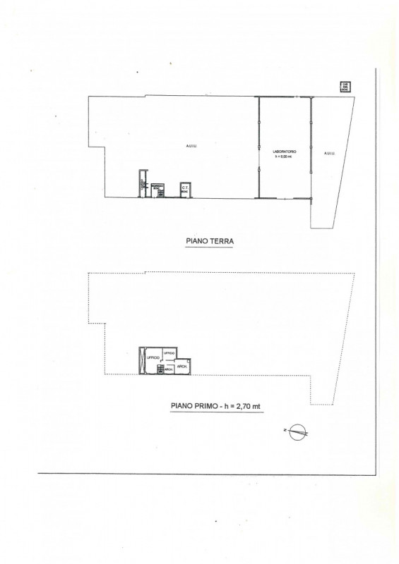 CALDOGNO: CAPANNONE INDUSTRIALE SINGOLO di mq 2300 circa H 6,00 sotto trave, con area ampia area ...