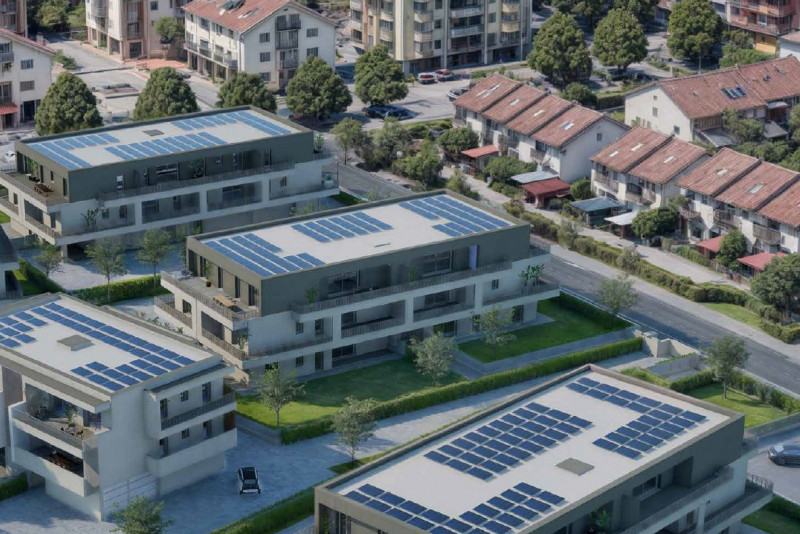 Nuovo complesso residenziale in centro quartiere a due passi da tutti i servizi e allo stesso tem...