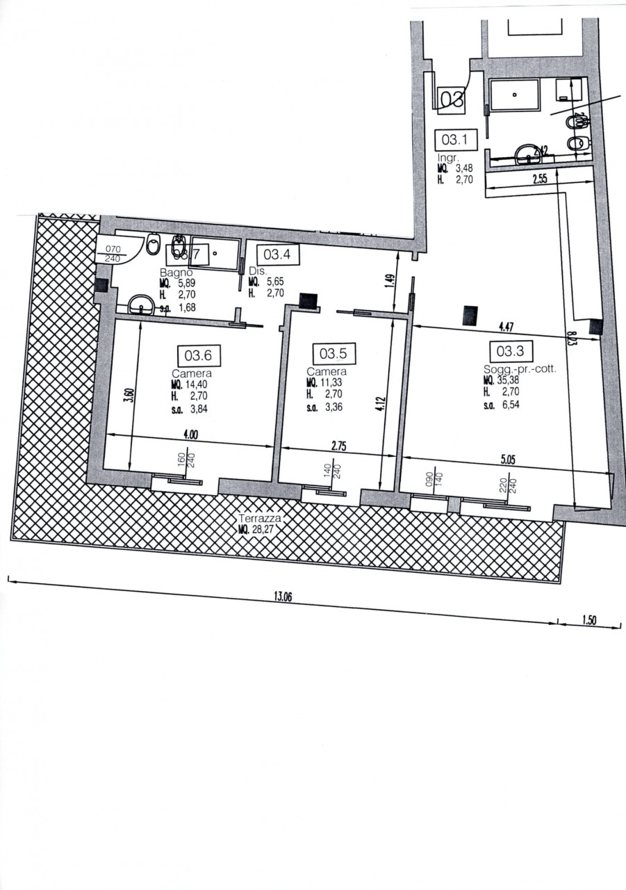Elegante Appartamento Trilocale in Corso Milano, Padova
