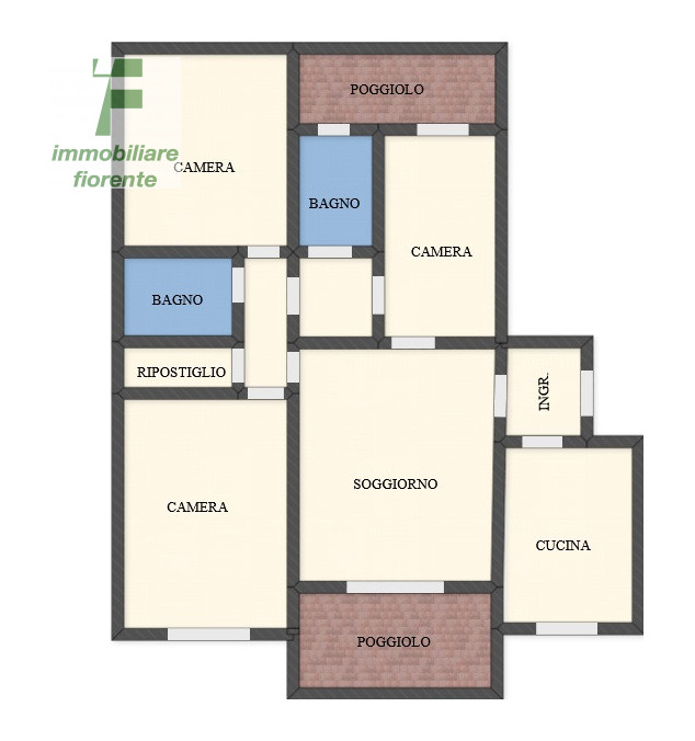 POCO DISTANTE DAL CENTRO STORICO A PIEDI...SU SCALA DI 20 UNITA'...APPARTAMENTO DI MQ 111 ESPOSTO...