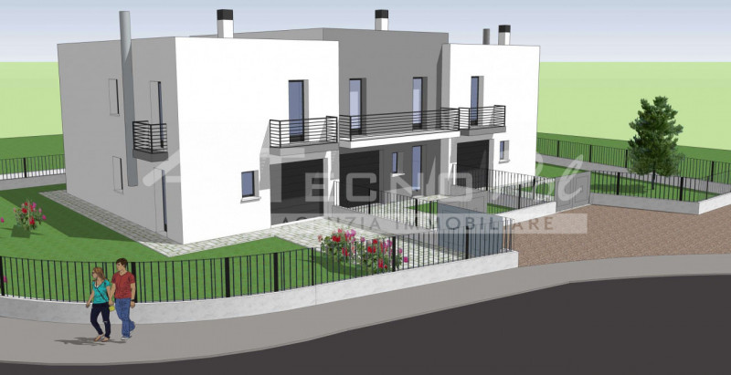 Nel comune di Loreggia proponiamo in costruzione trifamiliare composta da tre unità a schiera ind...