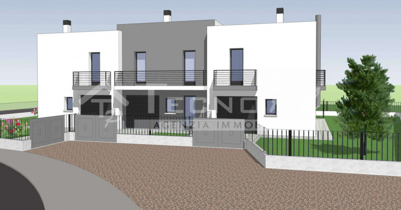 Nel comune di Loreggia proponiamo in costruzione trifamiliare composta da tre unità a schiera ind...