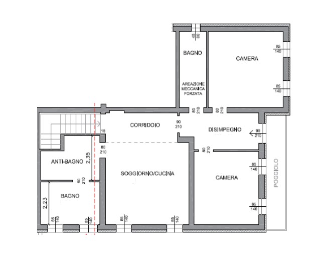 In vendita a Este, in un contesto tranquillo di sole tre unità abitative, proponiamo un appartame...