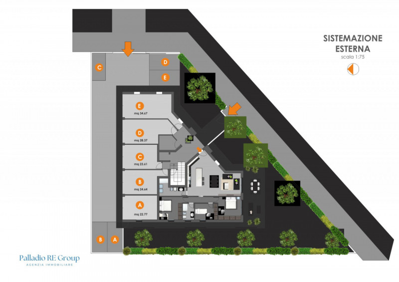 A soli pochi minuti da Vicenza, in una zona residenziale esclusiva, immersa nel verde e comodamen...
